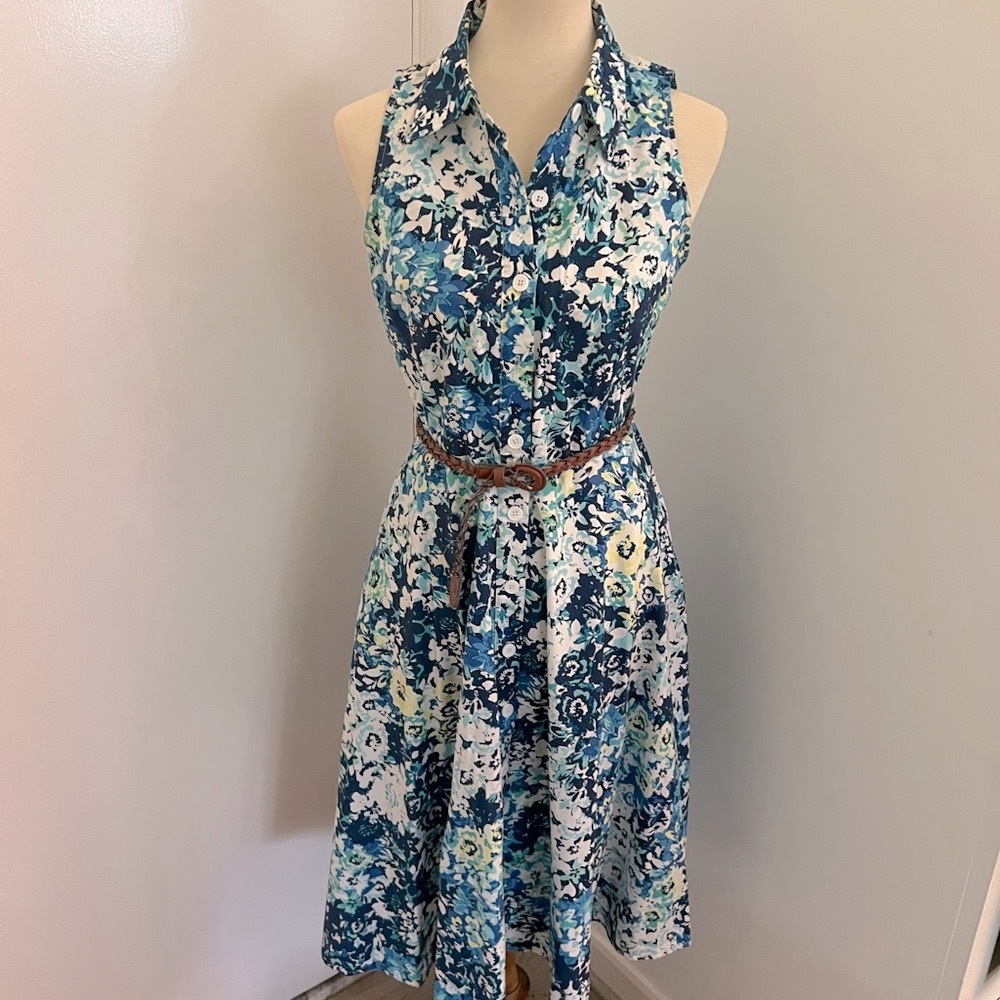 Floral Blue Sundress